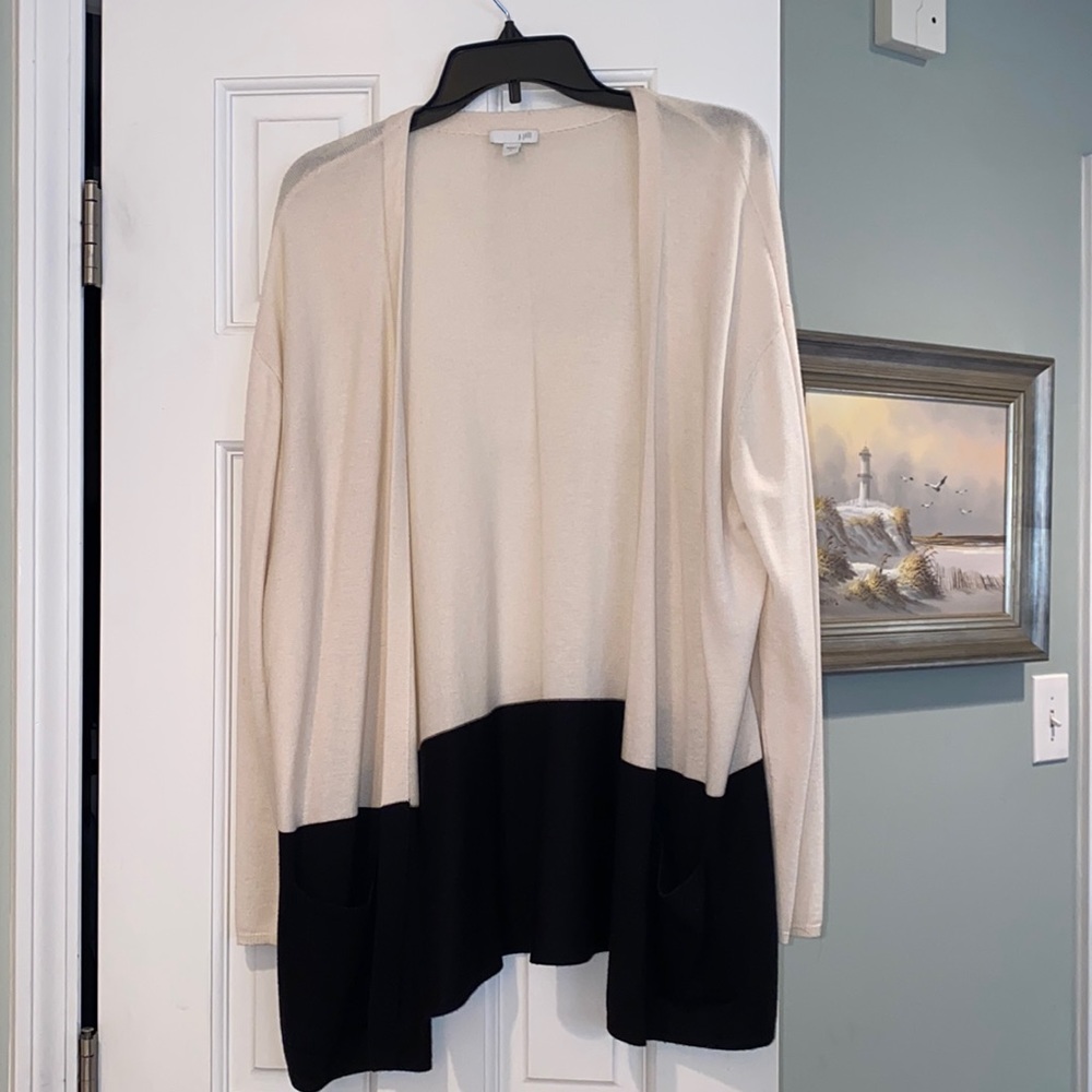 J Jill Colorblock Cardigan